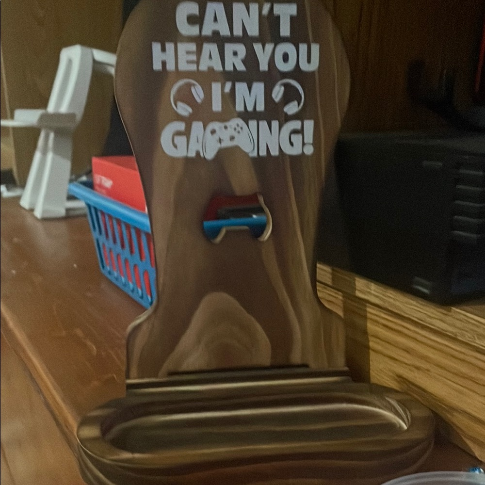 Wooden Gaming Headset Stand